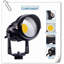 Projecteur à DEL intégré en aluminium noir satiné à basse tension