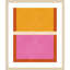 Bold Geometric Blocks by Conkle Wood Framed Wall Art Print