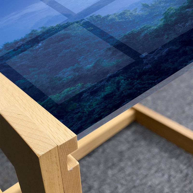 Jaiyanna Trestle Coffee Table, 40cm H x 91cm W x 62cm D