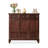 Dark-brown Solid Wood Shoe Storage Bench