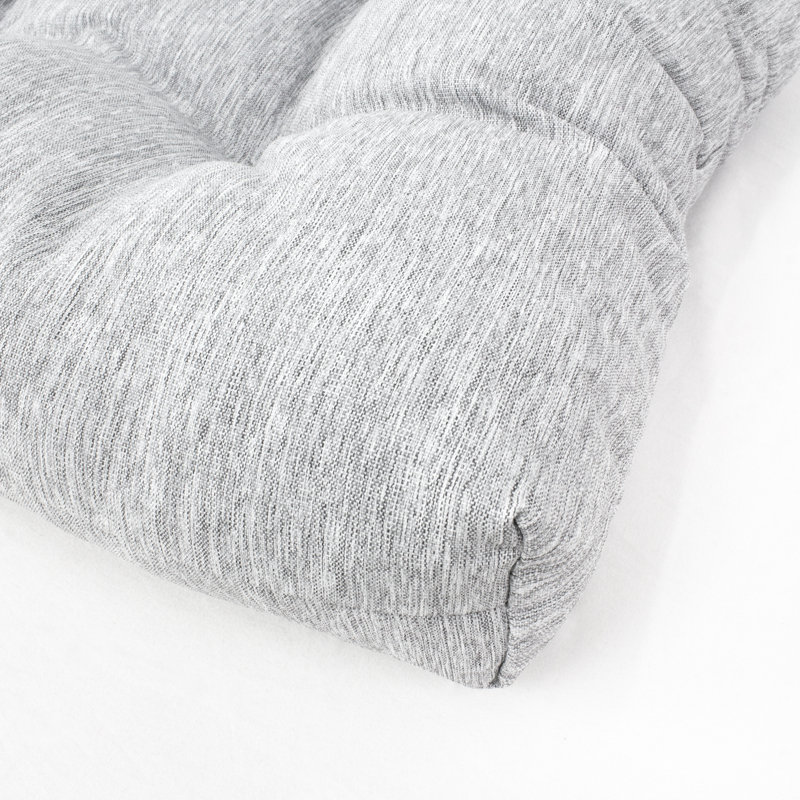 Patio D Indoor/Outdoor Seat Cushion, Heathered Stone