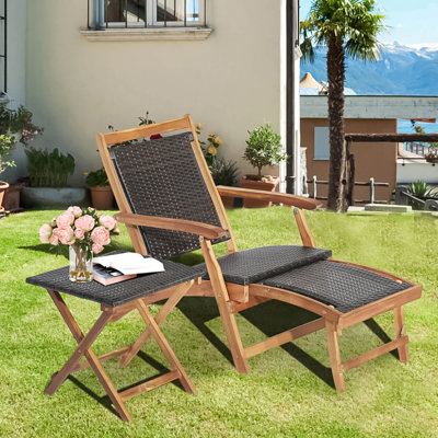 Fauteuil de patio pliant Caraker