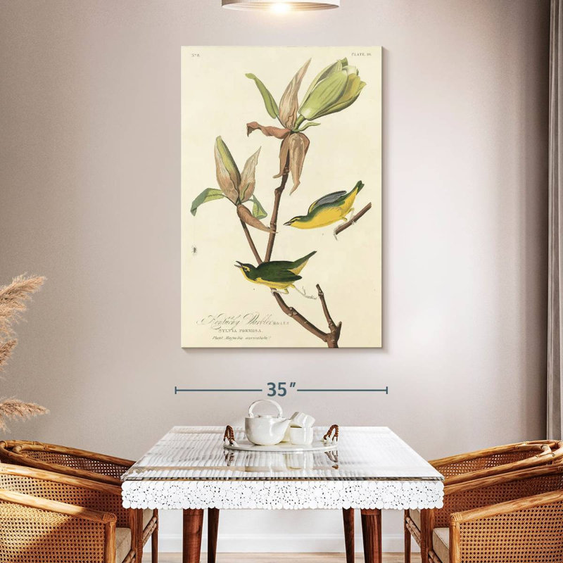 Brampt Kentucky Warbler, 30" H x 20" W