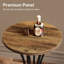 Round Metal Base Dining Table-1714403969