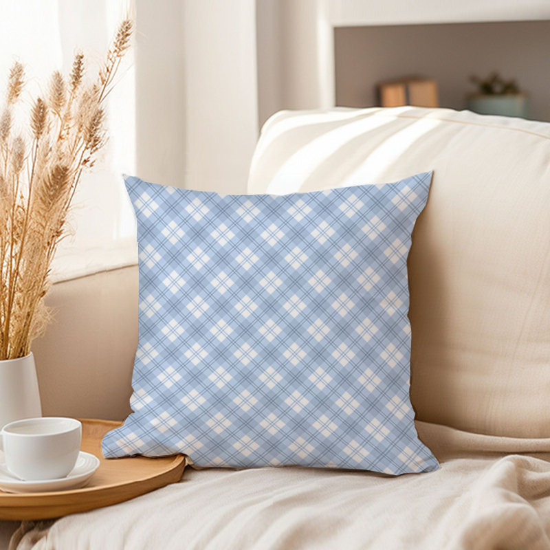 Blue Plaid V Modern