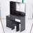 Reno Makeup Vanity with Adjustable LED Mirror, Stool & Spacious Storage-1765557938