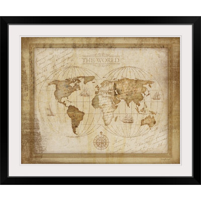 « world map » par jennifer pugh, impression