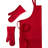 Solid Colour Apron Sets-73411424