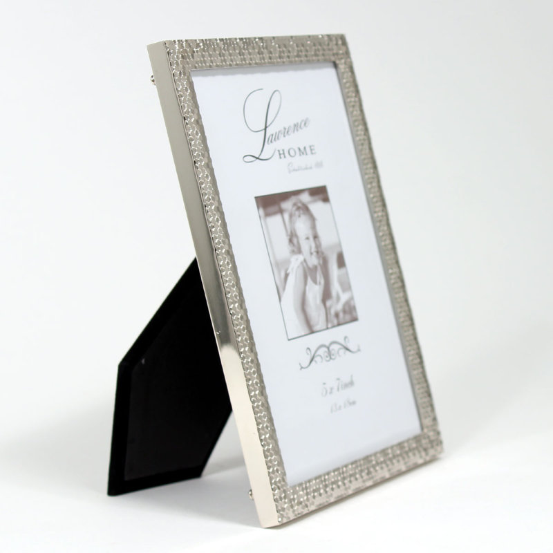 Cadre photo Ried Shimmer, 5 po x 7 po, Argent