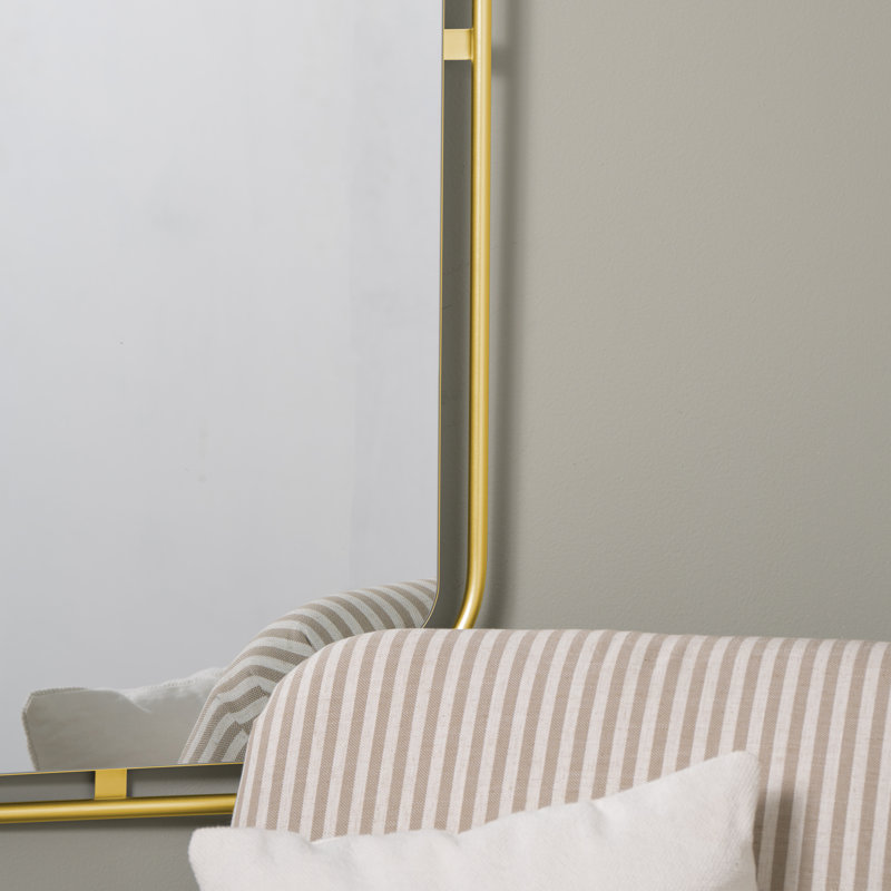 Sebastian Wall Mirorr, Gold, 48" x 24"