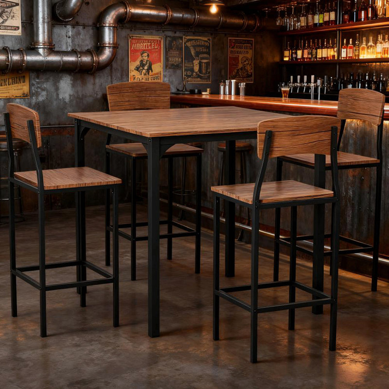 5-Piece Counter Height Bar Table