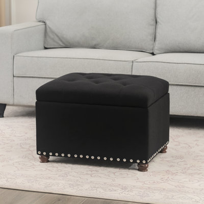 Fontanez Rectangular Tufted Storage Ottoman