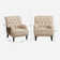 Erithon 31.5" Wide Upholstered Wingback Accent Chair