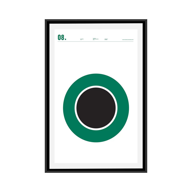 « starbucks », reproduction d’impression sur toile, H 26 po x l 18 po x P 1,5 po, Toile avec cadre noir, Pas de tapis
