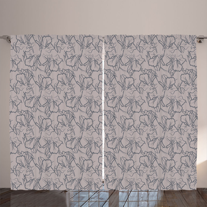 Semi Sheer Curtain Pair