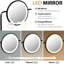 Coiffeuse blanche avec miroir lumineux à 3 modes et fonction de recharge sans fil, tiroir 3 tablettes ouvertes - Transformez le style de votre chambre à coucher pour créer une atmosphère tranquille