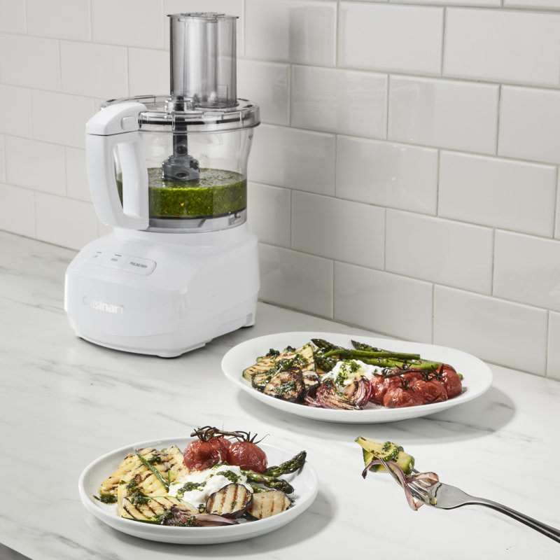 9-Cup Continuous Feed Electric Food Processor, White