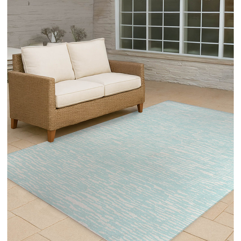 Strands Non-Slip Outdoor Rug, Rectangle 3' x 5'