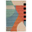 Abstract Wool Hand Tufted Area Rug-2064443600