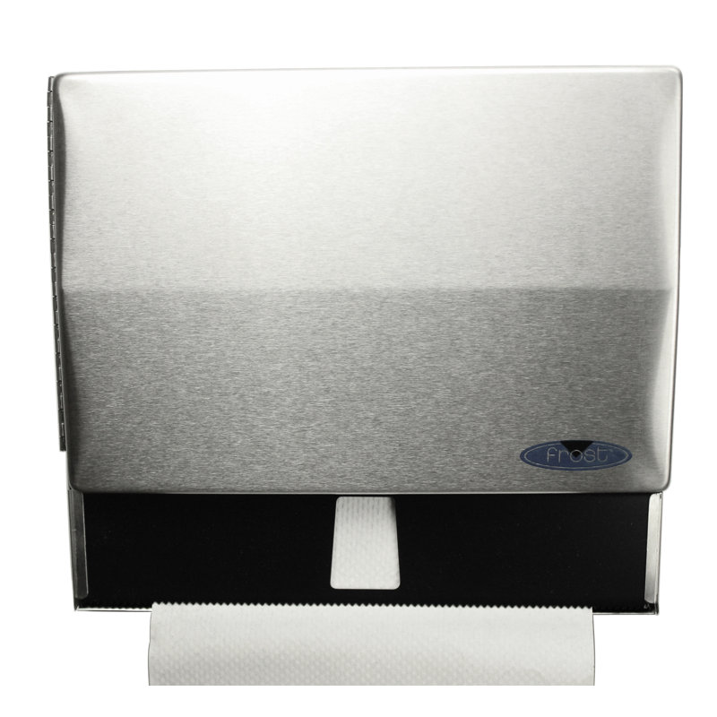 Distributeur de serviettes de papier universel, Acier inoxydable