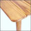 Table de salle à manger d'extérieur en bois d'acacia de 79 po Visola, durable et élégante pour les rassemblements de patio et de jardin.