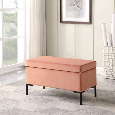 Briony Upholstered Flip Top Storage Bench