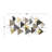 Glam Abstract Wall Decor on Metal