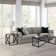 Calix Glass Top End Table