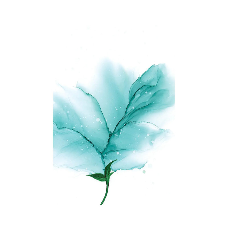 Whispy Flower II - Wrapped Canvas Painting - Wrapped Canvas Painting, 66.04 cm H x 45.72 cm W
