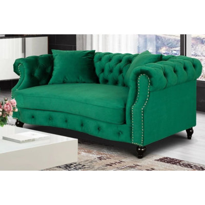 Mocanaqua 2 Seater Velvet Sofa