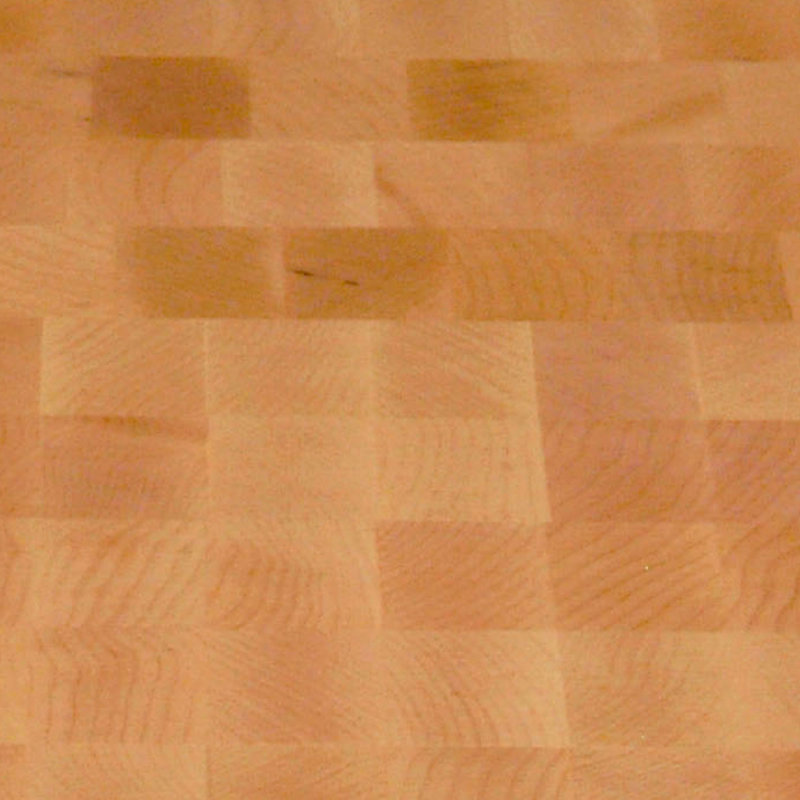 Gift 18" End Grain Maple Round Chopping Block with Handles