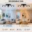 29.97 cm Ceiling Fan with Light Kit