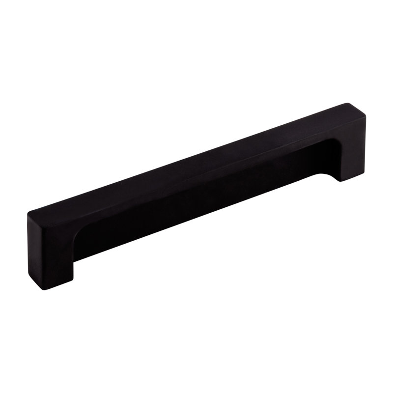Sanctuary (R) II Modern Metro 12" Center to Center Finger Pull, 5" Center to Center, Black