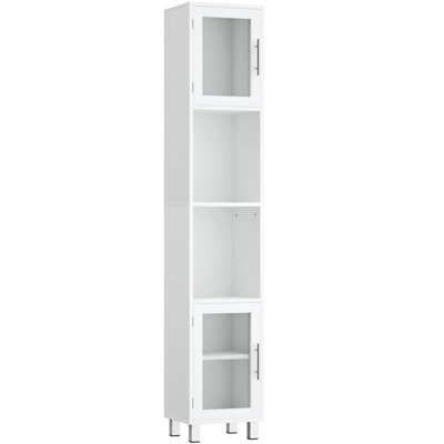 Ahil Freestanding Linen Cabinet