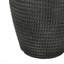 Lighting, H 24 po, lampe de table, résine noire, abat-jour ivoire / crème, contemporain-256411773