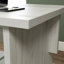 Desk With File Drawer, White Finish