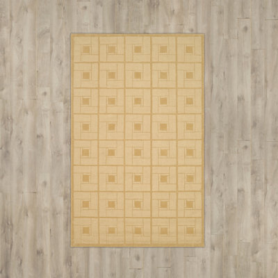 Martha Stewart Hand Tufted Wool Geometric Rug