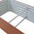 Adisri Galvalume Steel Raised Garden Bed - 6 ft x 3 ft - Brown-1193843658