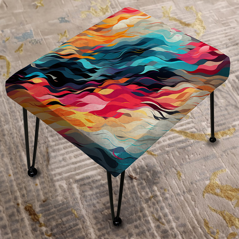 Digital Sano - Repose-pieds rectangulaire abstrait