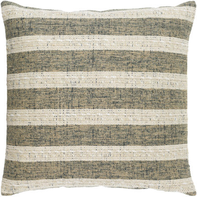 Striped Linen Throw Pillow
