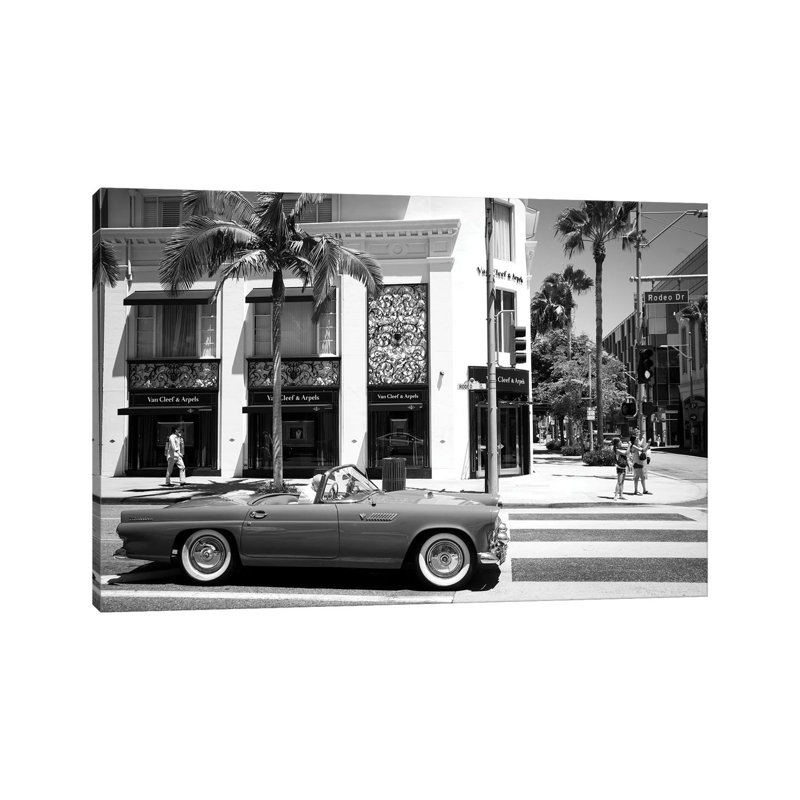 Rodeo Drive Classic - impression d'art mural, H 12 po x l 18 po, Toile tendue, Ne s’applique pas