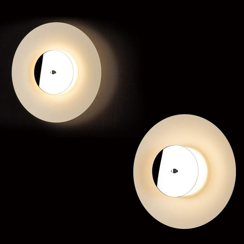 Plafonnier encastré à 1 lumière DEL blanc ahron, H 18 po x l 18 po x P 3,94 po