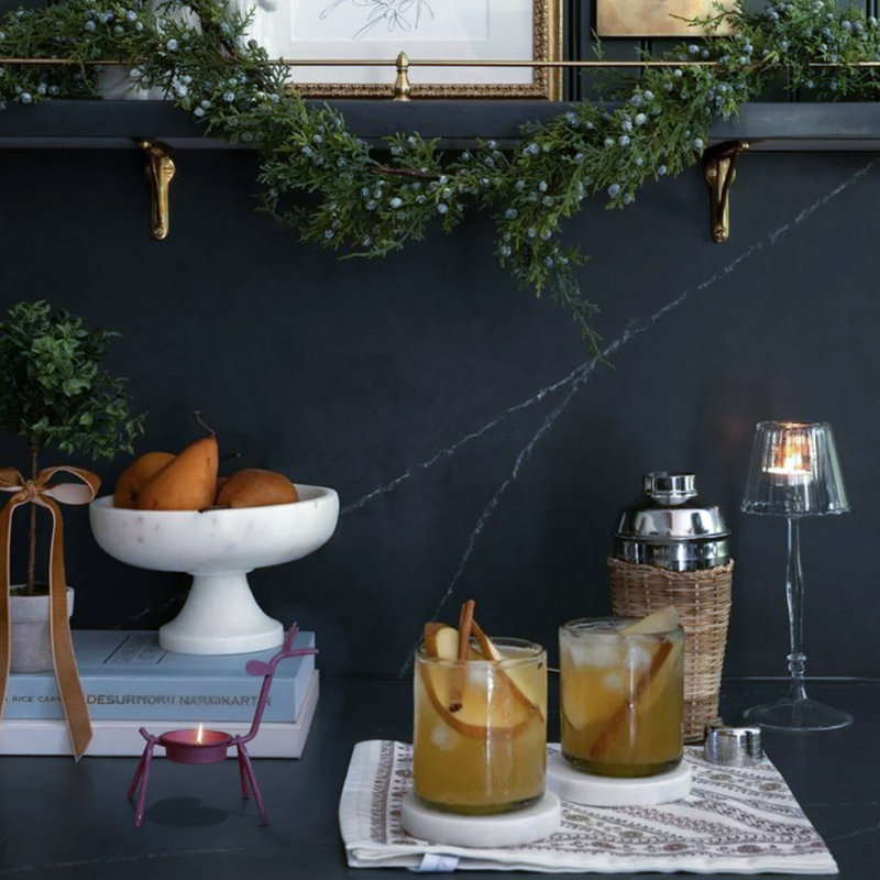Porte-bougie cerf en fer en métal, porte-bougie debout de renne debout, décoration rustique de ferme pour table de salle à manger, manteau de cheminée et décor des Fêtes