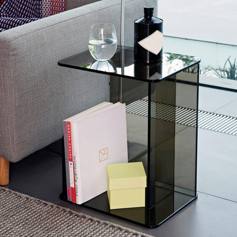 Lucent Side Table, Smoke