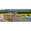 Durable Acacia Wood Patio Dining Set, Rustic Elegance For Gardens, Patios, And Indoor Spaces