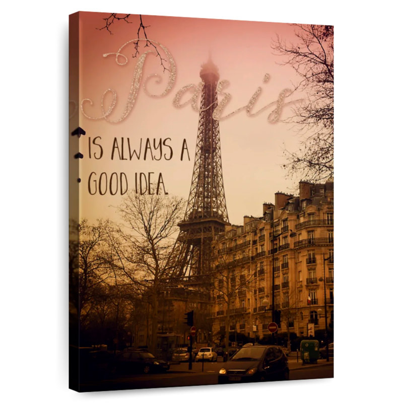 Tergel Paris Is Always A Good Idea, H 24 po x l 16 po