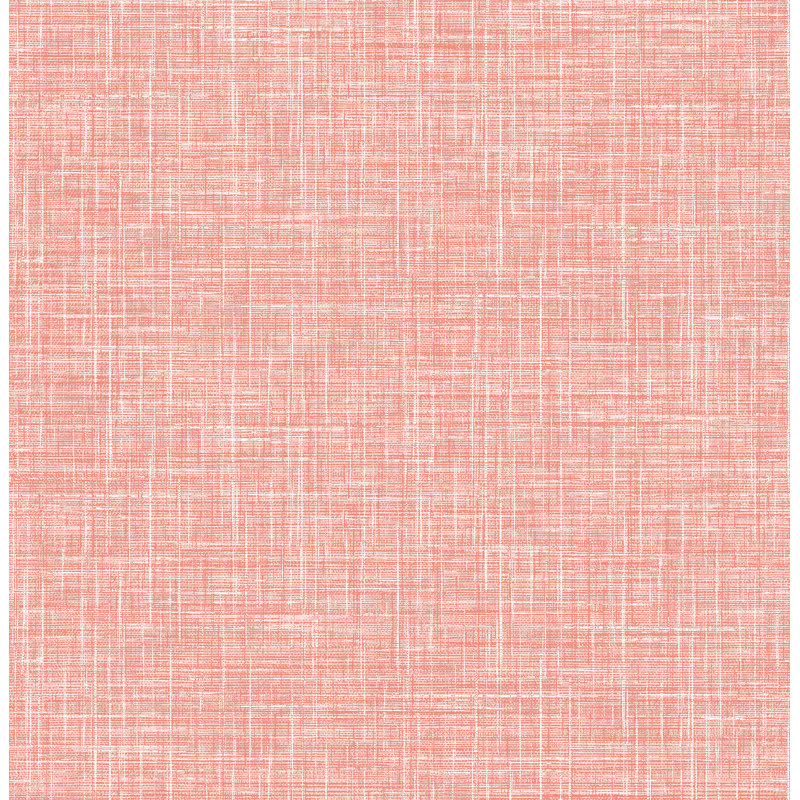 Rouleau de papier peint imprimé L 33 pi x l 20,5 po Amara Linen, Rose