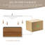 Meuble-lavabo flottant 42 po avec lavabo, meuble de rangement mural avec lavabo à surface solide et tiroirs à fermeture en douceur entièrement assemblés-1543450718
