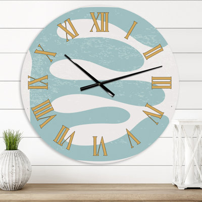 Minimal Elementary and Geometric Compostions XXXI - Modern wall clock