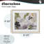 «Soft Spring Organic Flora», reproduction d'art sous verre encadrée par Design Fabrikken-395771790-395771760